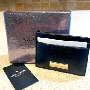 Kate Spade NWT Kenzie Patent Saffiano Card Holder MSRP $99
